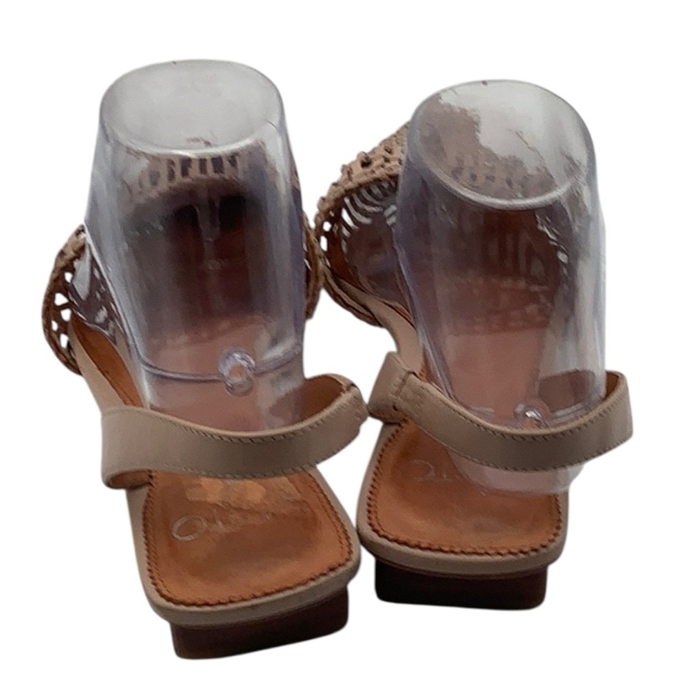 Franco Sarto Tan Woven Sandals with Pointed Toe size 9 flats - Picture 5 of 5